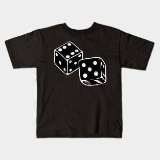 Black And White Dice Kids T-Shirt